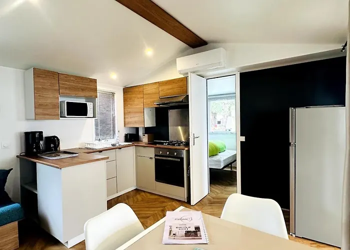אתר קמפינג Mobil-home 6 Personnes, Clim, Mar Estang