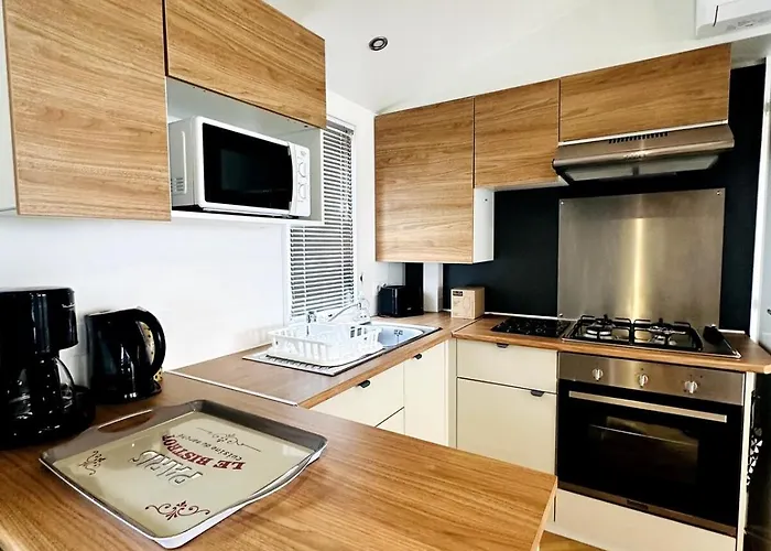 Mobil-home 6 Personnes, Clim, Mar Estang אתר קמפינג